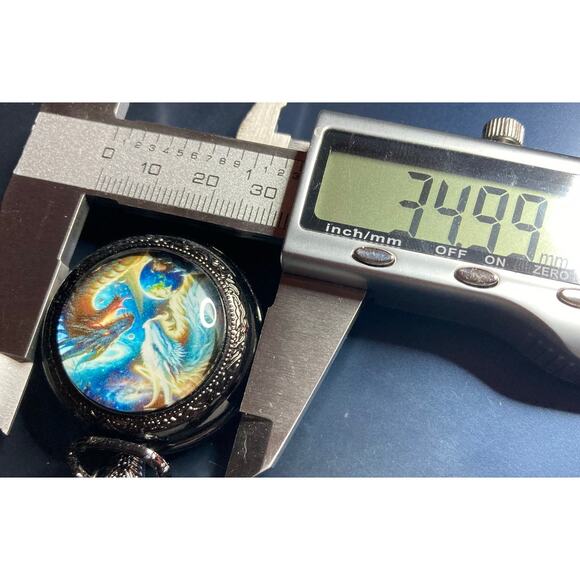 Dungeons and Dragons Like Pocket Watches (2) - New Batteries- w/ Chains - Picture 7 of 7